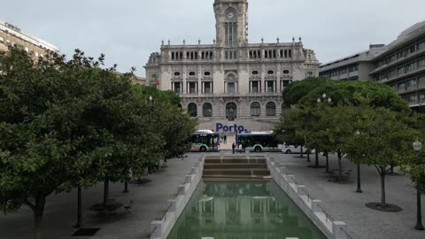 Grand City Hall Plaza and Fountain
