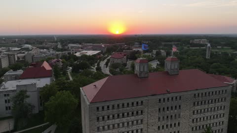 University Campus in Summer · Flyover