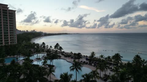 Calm Tropical Beach and Resort Coast