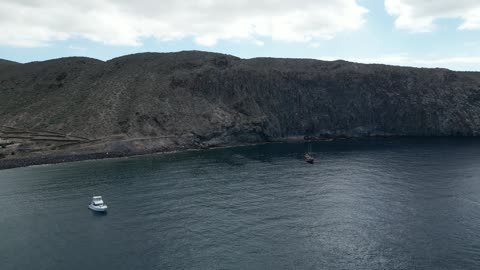 Dramatic Sea Cliffs Above the Ocean