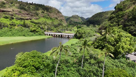 Waimea Bay on the North Shore of Oahu, Hawaii