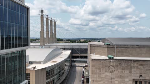 Downtown Kansas City Skyline in Summer