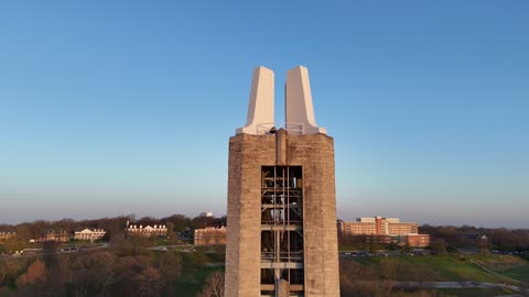 KU Campanile on Mount Oread at Dawn