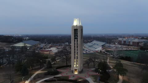 Fly-Over Pass of the KU Campanile and Campus