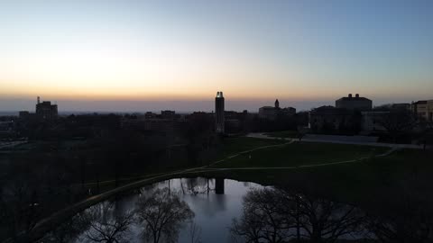 KU Campus at First Light