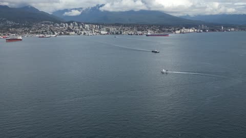 Seaplane Taking Off in Vancouver Harbour, Canada