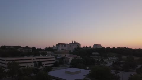 University of Kansas Campus Fraser Hall at Sunset · Orbit