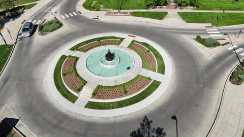 Chi Omega Fountain at the University of Kansas · Orbit
