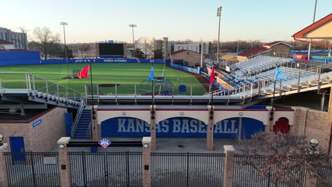 Diamond at Hoglund Ballpark in Lawrence · High Flyover