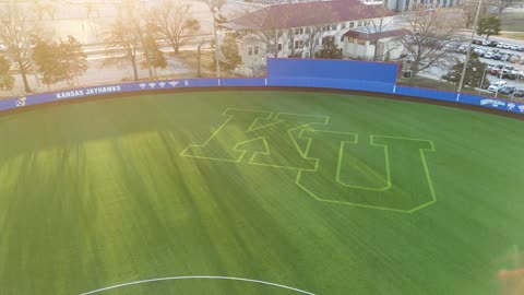 Outfield Wall at Hoglund Ballpark · Flyover
