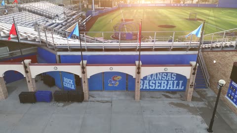 Hoglund Ballpark and the Surrounding KU Campus · Wide