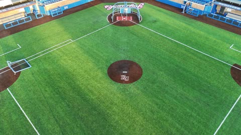 Hoglund Ballpark Over the KU Campus · Pull-Back