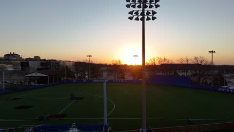 Hoglund Ballpark Into the Spring Sunrise · Sweeping Pan