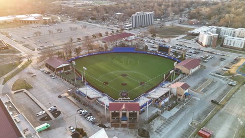 Infield of Hoglund Ballpark at KU · Push-In