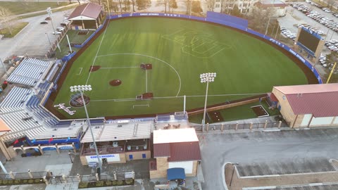 Hoglund Ballpark at Spring Sunrise · Sweeping Pan
